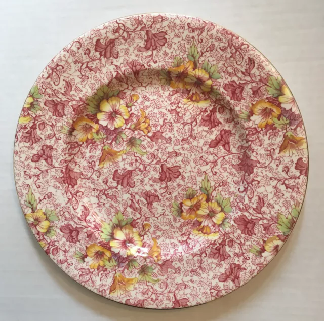 Vintage Royal Winton England Dorset Chintz 9 7/8” Dinner Plate(S)