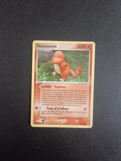 Pokemon Card Metamorph Salameche 61/113 EX Species Delta Block EX FR Exc