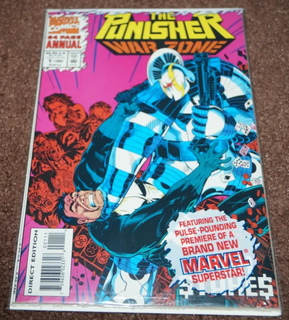 Marvel Comics The Punisher War Zone #1 Annual 1993