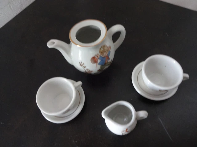 ANCIENNE DINETTE &SERVICE A Cafe Ceramique Made In Italy1950 EUR 30