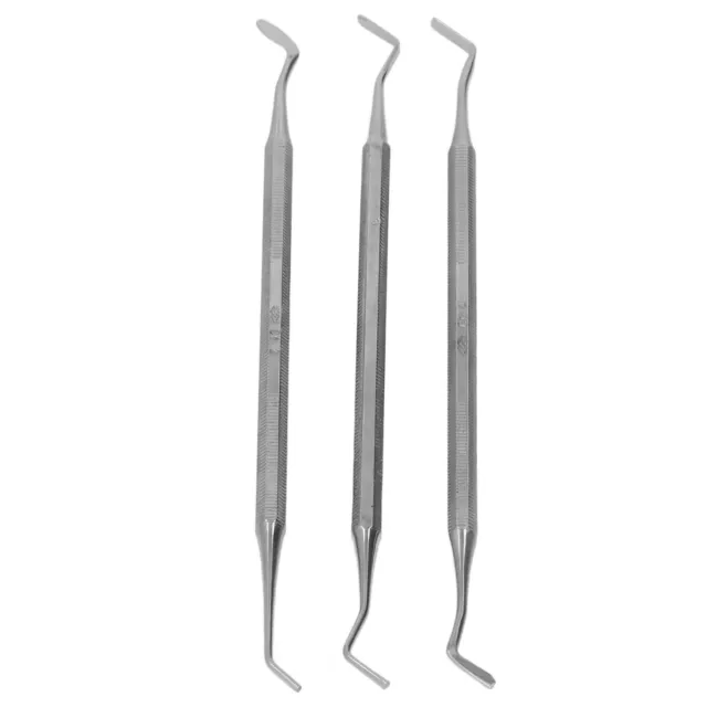 3 X Dental Tools Rust Resistant Stainless Steel Tooth Filling Set Dental GSA