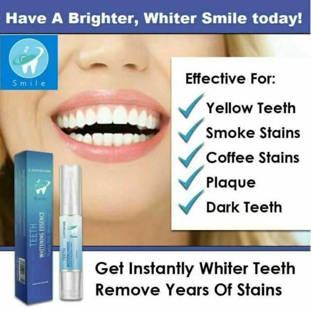 Teeth Whitening Gel Pen Stain Remover Teeth Lightening Bleaching Kit Safe