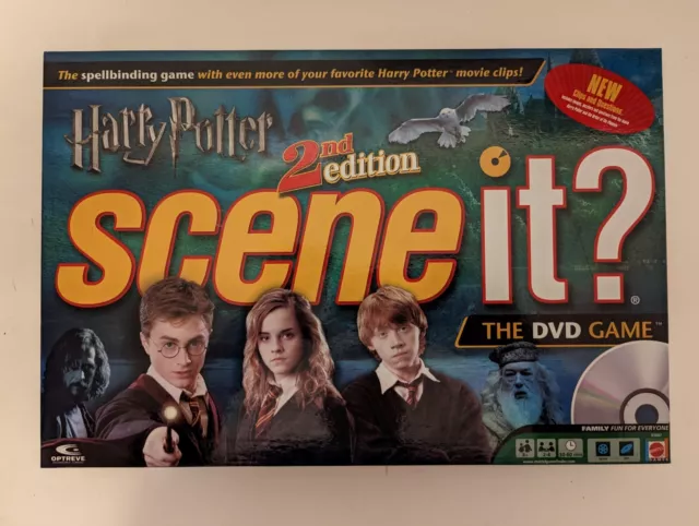 HARRY POTTER Scene it? 2nd Edition The DVD Game EUC 100% COMPLETE!