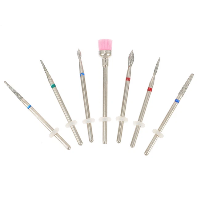 Kit de taladro de manicura pulido manicura para manicura 7 piezas