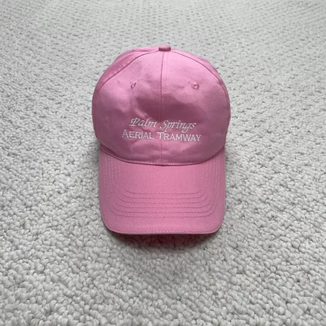 Palm Springs Aerial Tramway One Size Adjustable Baseball Cap Hat Pink Womens