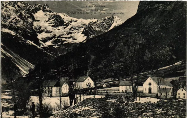 CPA Champsaur Valley - Champoleon - General View (454048)
