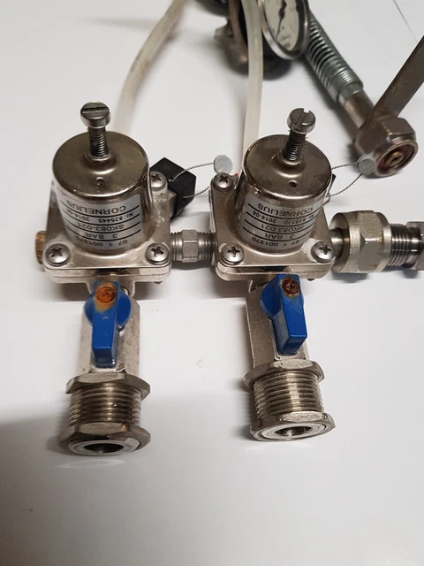 Einbau-Druckminderer CO² Bier Schankanlage Zapfanlage  2ltg. 3bar