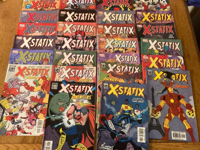 X-STATIX 26 Comic LOT #1-26 Complete Series - Allread, Milligan