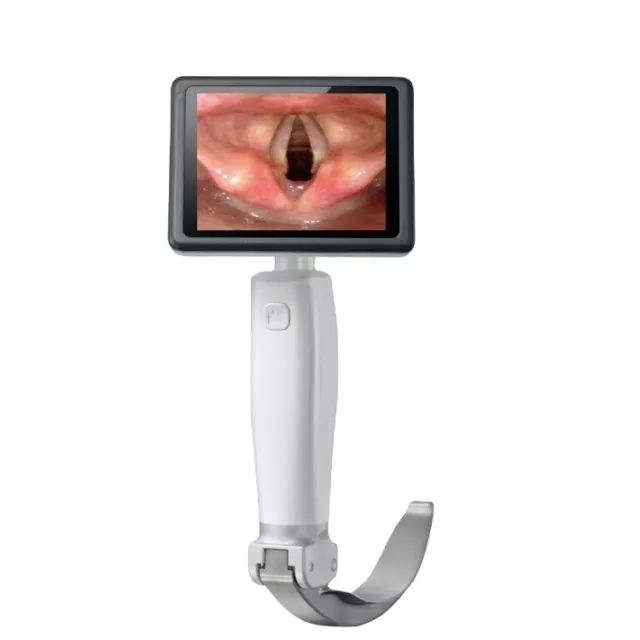 HugeMed Réutilisable Vidéo Laryngoscope Set Lame Poignée Anesthésie Intubation