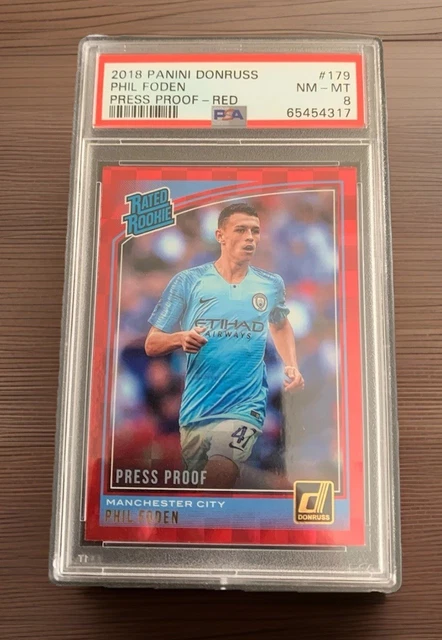 PSA 10 PHIL Foden Rated Rookie Card Panini Donruss Optic Soccer