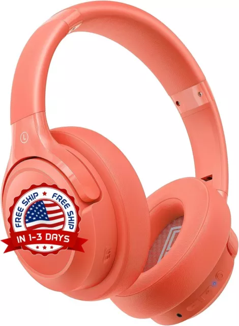Auriculares Inalámbricos Bluetooth Ruido Sobre Oído Estéreo Cancelación 65 Horas