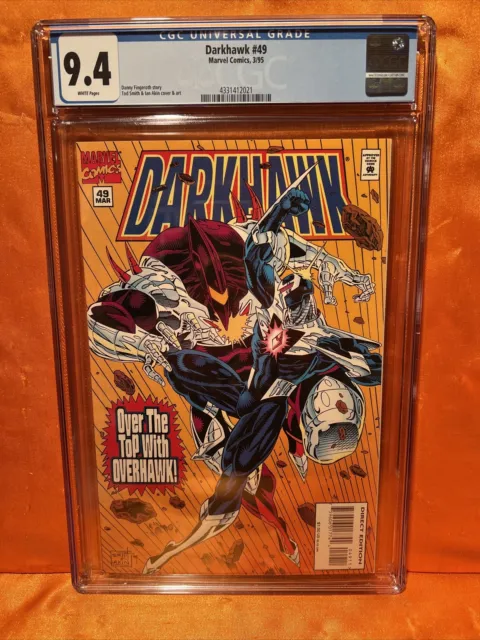 Darkhawk 49 CGC 9.4 Marvel Comics 1995 1st Overhawk