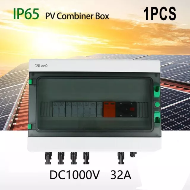 Universal Solar Fuse MCB Solar Combiner Box Fuse MCB Box Waterproof DC 500V/1000