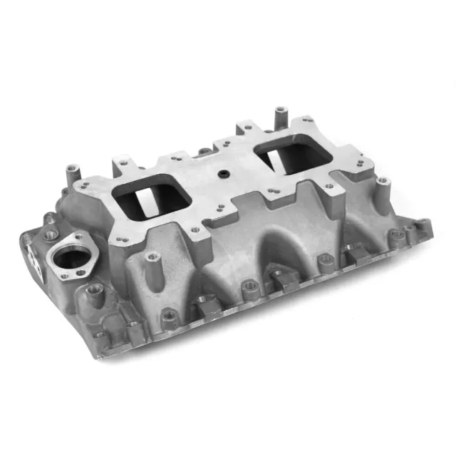 Holden 253 304 308 VN Style Twin Carburetor Intake Manifold Satin