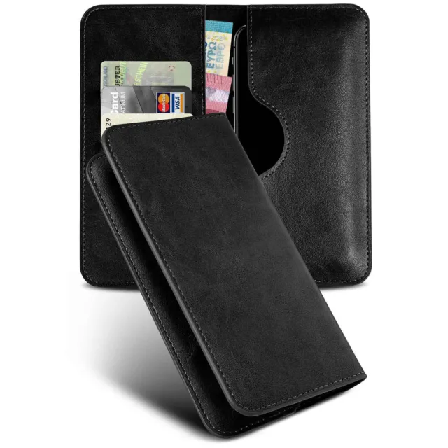 Handyhülle für Huawei P smart Pro Flip Case Cover mit Fach 360° Etui Klapp Hülle