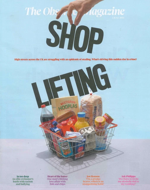 OBSERVER REVUE : Joe Wicks, Jon Ronson, Rebecca Achieng, Shoplifting 2. ...