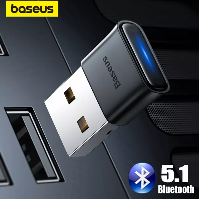 Baseus Bluetooth 5.0 USB Adapter Dongle Receiver Multi-Device Transmitter Mouse