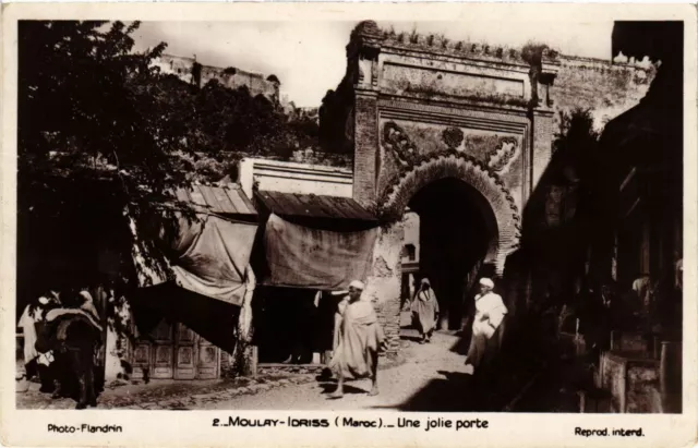 CPA AK MOROCCO MOULAY-IDRISS - A pretty door (219697)
