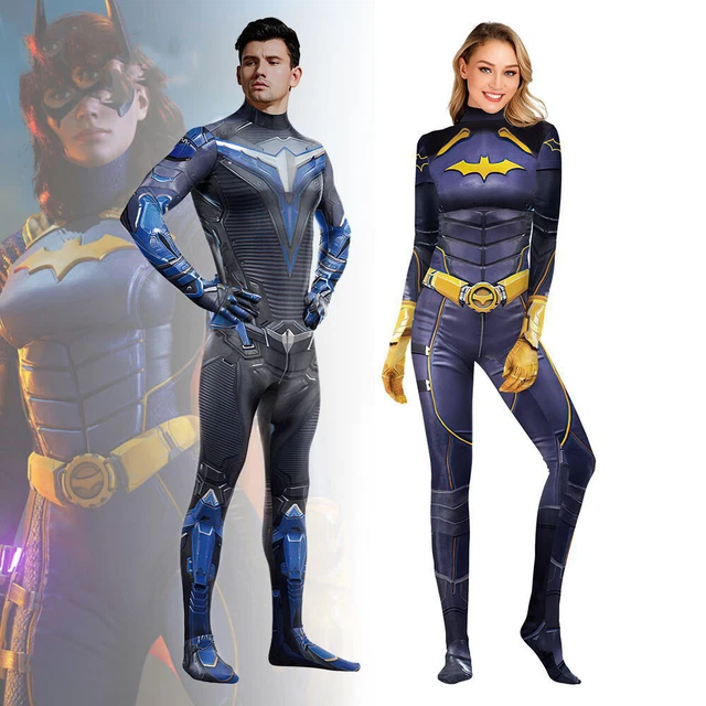 Gotham Knights Nightwing Batwoman Cosplay Costume Jumpsuit Zentai Bodysuit Suit
