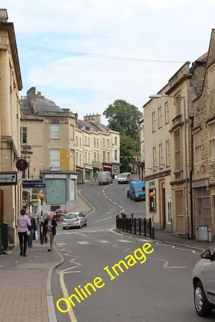 Photo 6x4 Cork Street Frome Looking up Bath Street. c2013