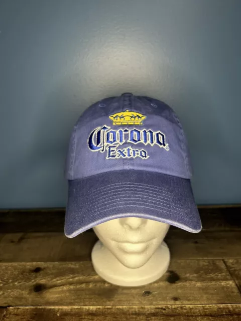 Corona Extra Hat Cap Blue Embroidered Adjustable Strapback Beer Mexico Men's