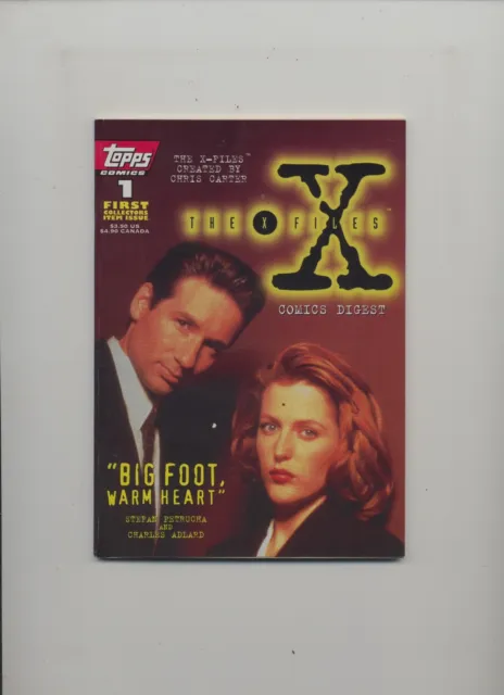 The X-Files Comic Digest 1 - Petrucha/Adlard - 1995  - Paperback