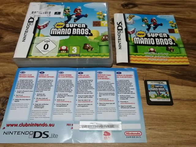 JEU &NEW SUPER Mario Bros" Pour Nintendo Ds 100% Original Complet EUR 1