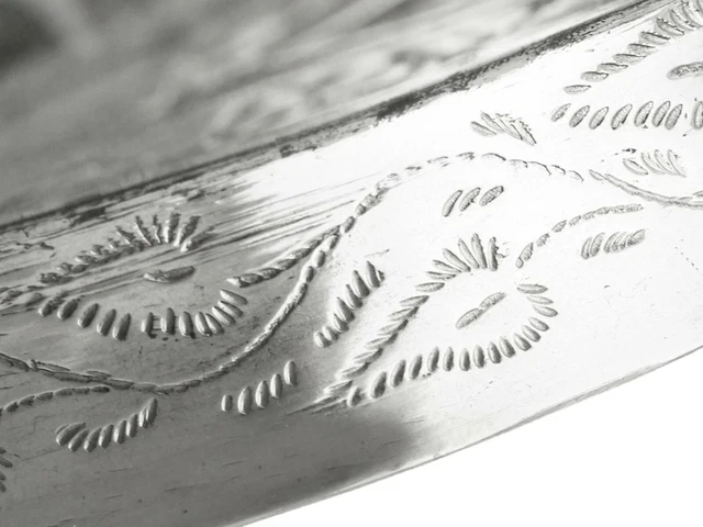 Antique Burmese Silver Bowl, Circa 1880 11