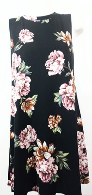 Fortune + Ivy Women's Multicolor Floral Sleeveless Tunic/Dress Round Neck Size L