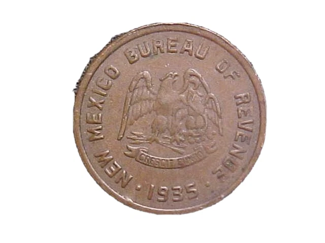1935 New Mexico Bureau of Revenue 5 Mills Tax Token! -c3485xdx