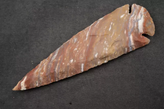5" Flint Spearhead AMAZING COLOR USA Spear Point Knife Blade Arrowhead 582 5" Flint Spearhead AMAZING COLOR USA Spear Point Knife Blade Arrowhead 582