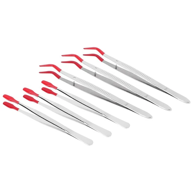 6 ud. punta de goma pinzas PVC silicona pinzas de precisión laboratorio industria P5S9