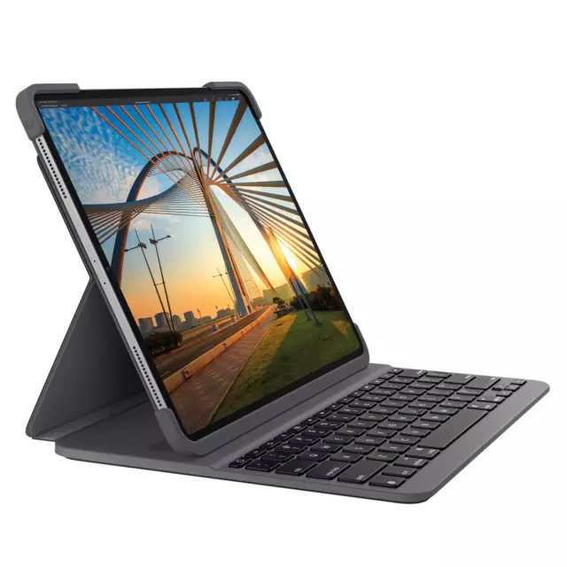 Logitech Slim Folio Pro for 12.9 inch iPad Pro Backlit Keyboard QWERTY UK Layout