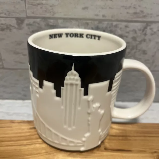 2012 Starbucks New York City Skyline 3D Coffee Mug The Relief Collector Series