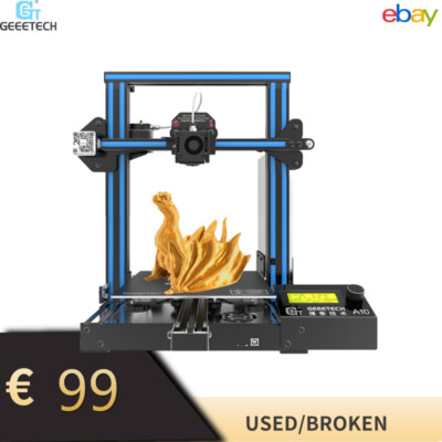 Geeetech Geeetech Upgraded Desktop Stampante 3D with Dual Extruder 1.75mm Filament 