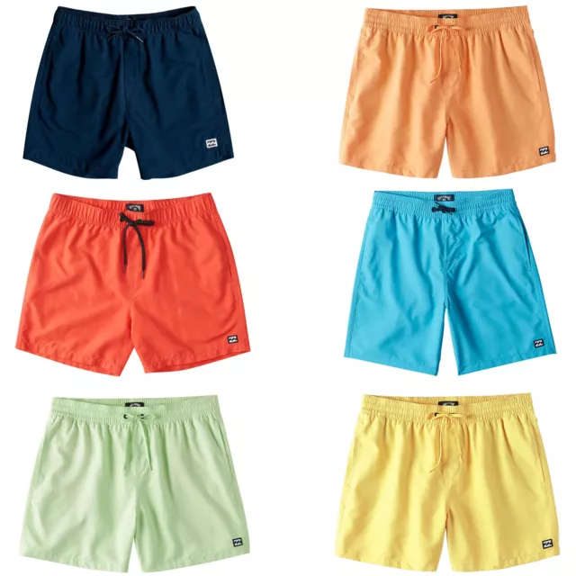 Billabong Kids All Day Layback Elasticated Swim Swimming Surf Trunks Shorts