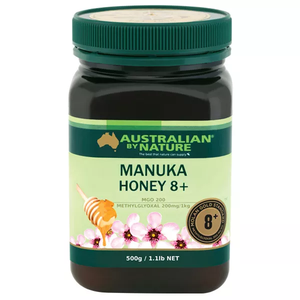 New Australian By Nature Bio-Active Manuka Honey 8+ MGO 200+ 500g ABN