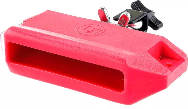 LP JAM BLOCK Latin Percussion LP1207 Medium Pitch Percussion mit Halter, rot