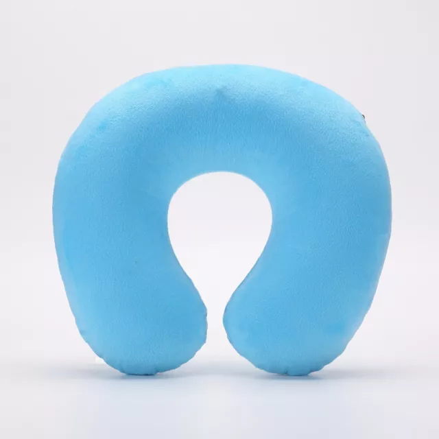 Travel U-shaped Pillow Inflatable Neck Pillow Car Head Neck Rest Air Cushion NEW 13