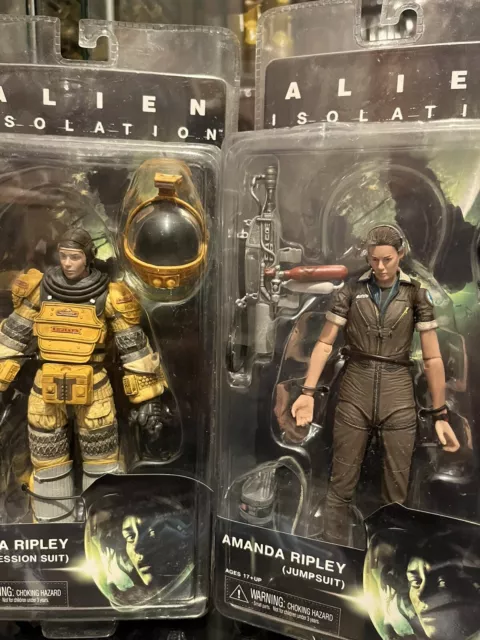 Neca Alien Isolation Amanda Ripley (Jumpsuit e Compression Suite) 2 Figure Set