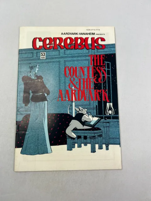 Cerebus #53 - Aardvark-Vanaheim - 1983 - Aug - Excellent Condition - Rare Comic!