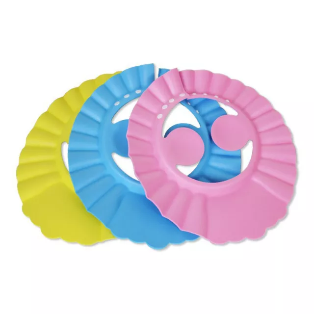 Safety Adjustable Shampoo Cap Waterproof Eye And Ear Protection Shower Cap