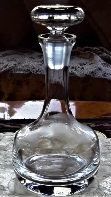 Vintage Krosno Crystal Decanter With Lid Stopper Made in Poland