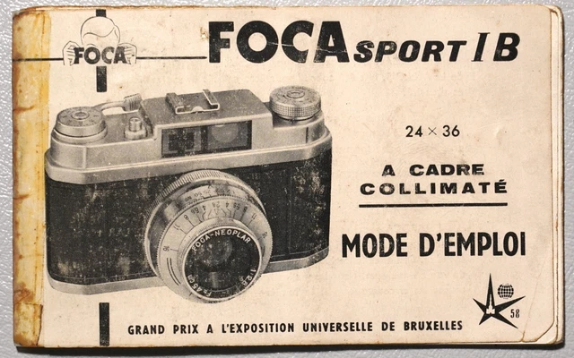 FOCA MODE D'EMPLOI DU FOCAsport IB à cadre collimaté