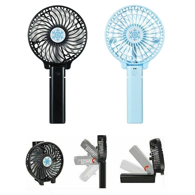 TMISHION Ventilateur électrique Ventilateur à main USB chargeant le ventilateur de