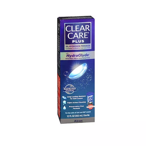 Clear Care Plus Avec Hydraglyde Nettoyage & Désinfectant Solution 355ml Par