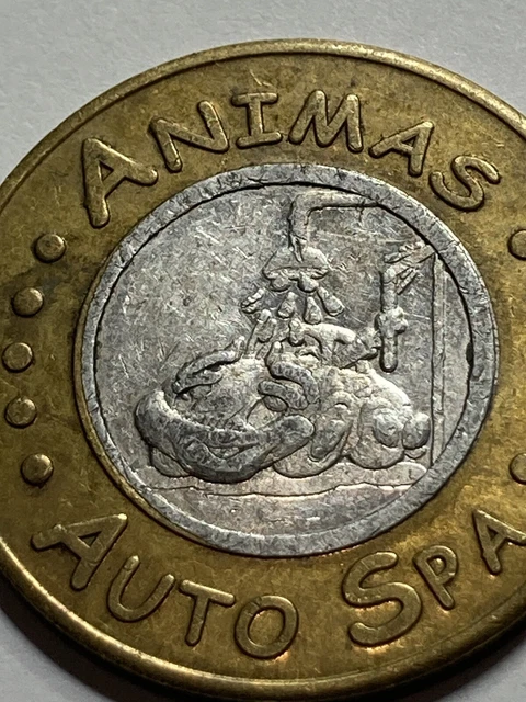 RARE ANIMAS AUTO SPA CAR WASH TOKEN DURANGO COLORADO OBSOLETE #pp1