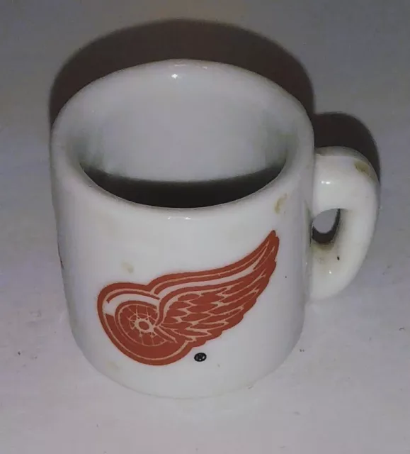 Vintage Detroit Red Wings Ceramic Mini Mug