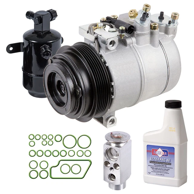 For Mercedes SLK230 1998 1999 AC Compressor w/ A/C Repair Kit CSW