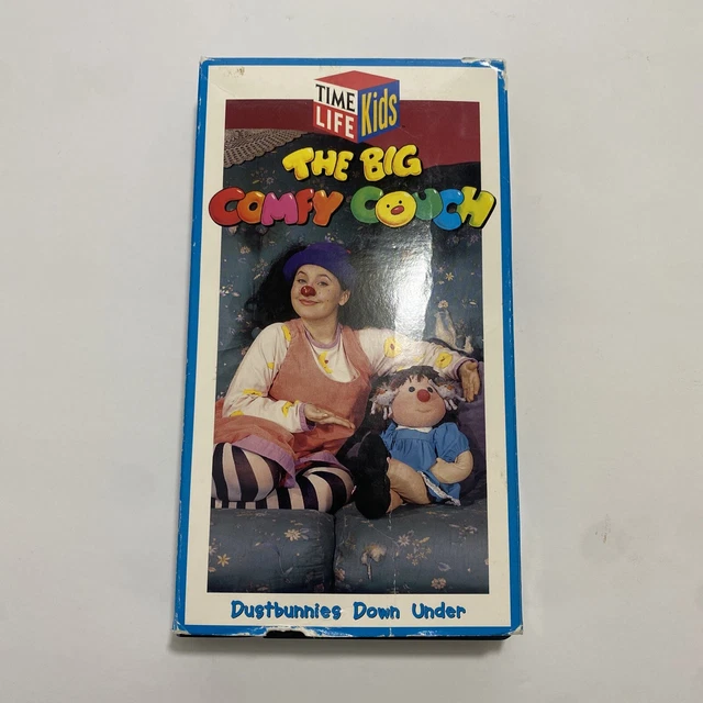 THE BIG COMFY Couch "Dustbunnies Down Under" VHS 1996 Video Tape Time